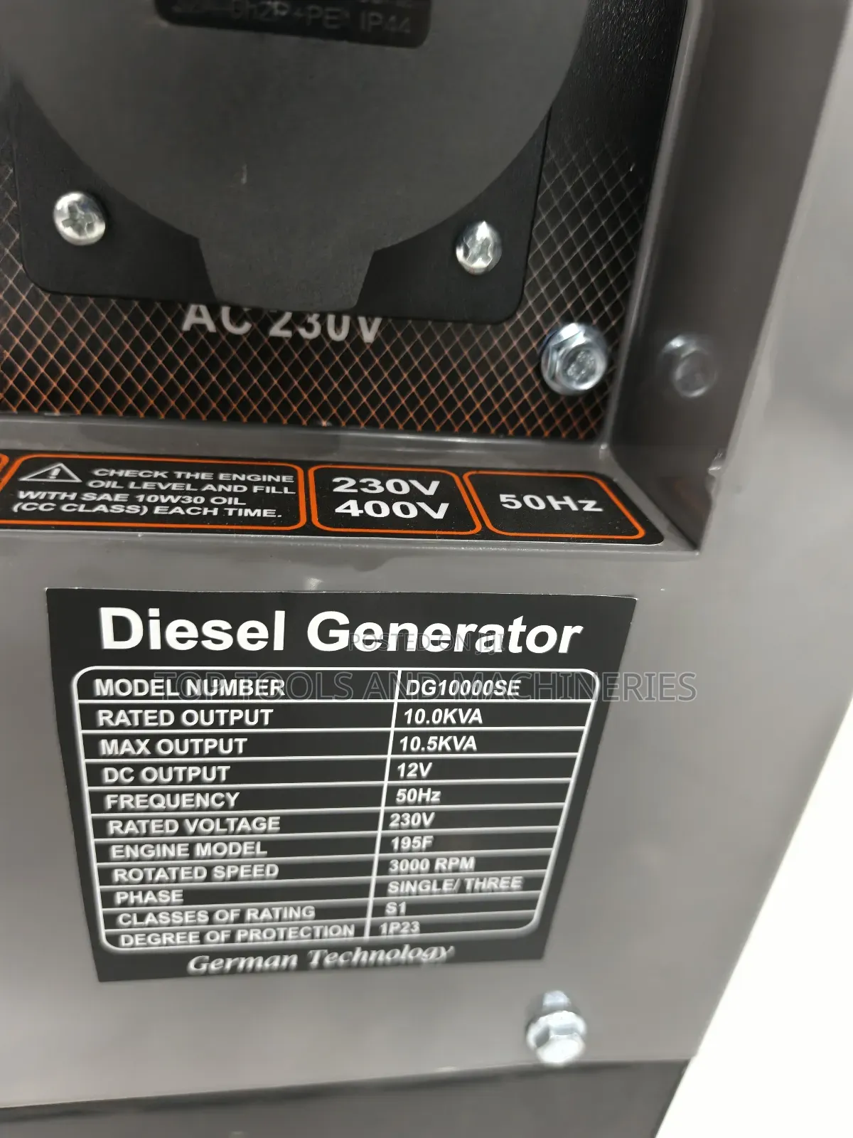Cigma Uk 10kva Dual Phase Silent Diesel Generator With Ats in Kenya