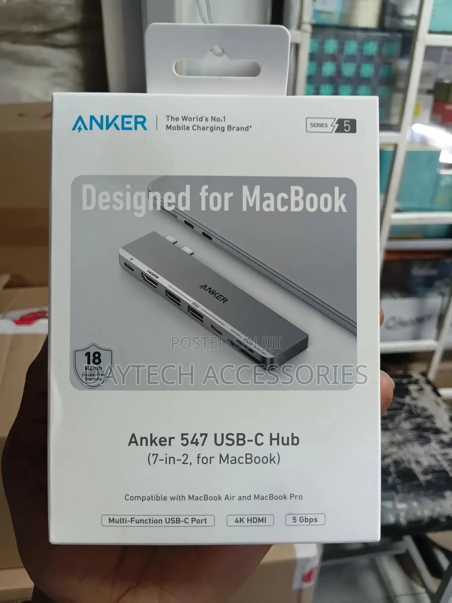 This Is an Anker 547 Usb-C Hub (7-in-2, for Macbook).
