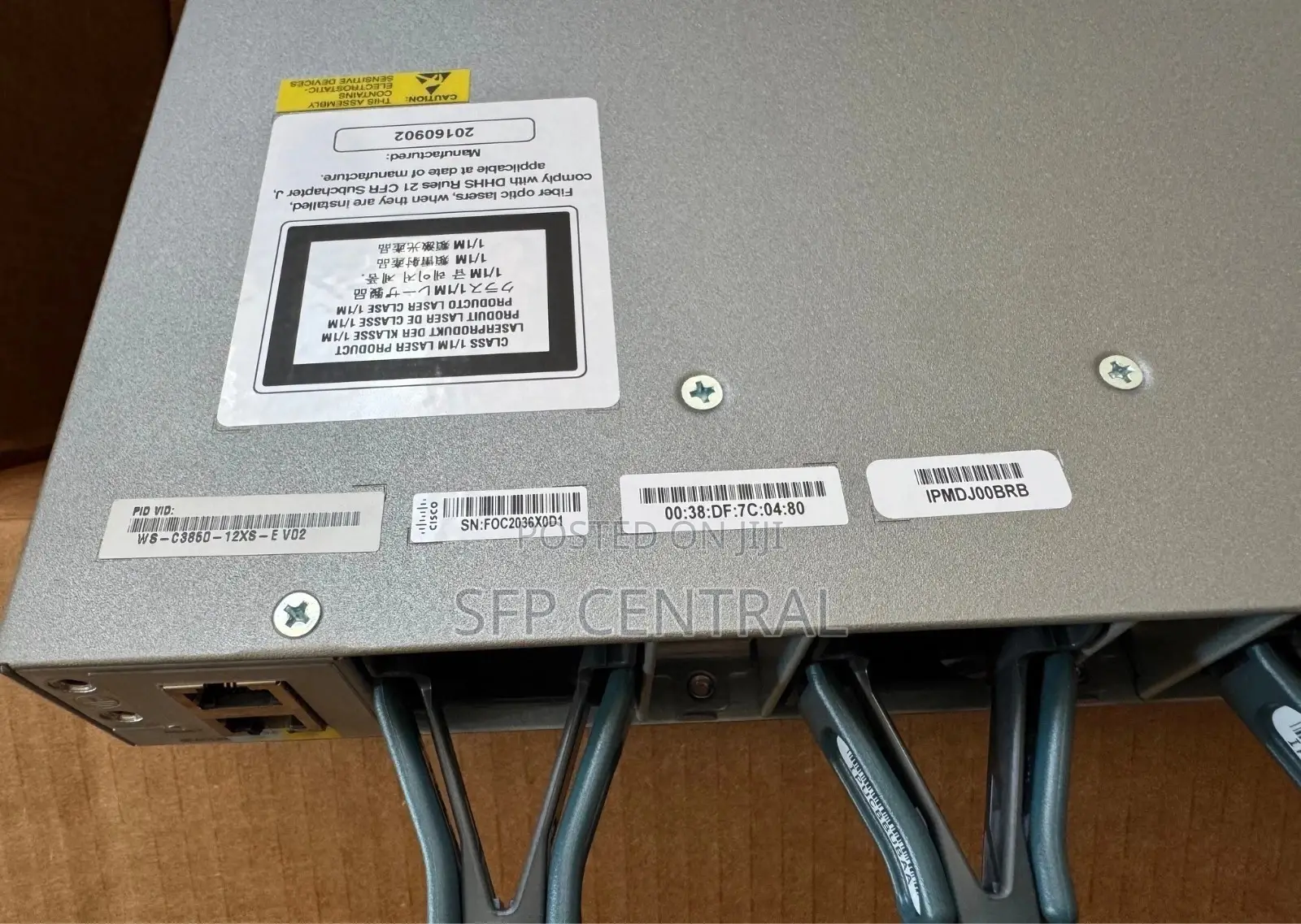 Cisco Ws-C3850-12xs-E Switch Catalyst 3850 12x 10gb Sfp+