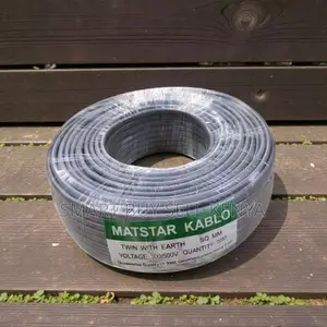 High Conductivity 1.5mm 90m Twin With Earth Flat Wiring Cable