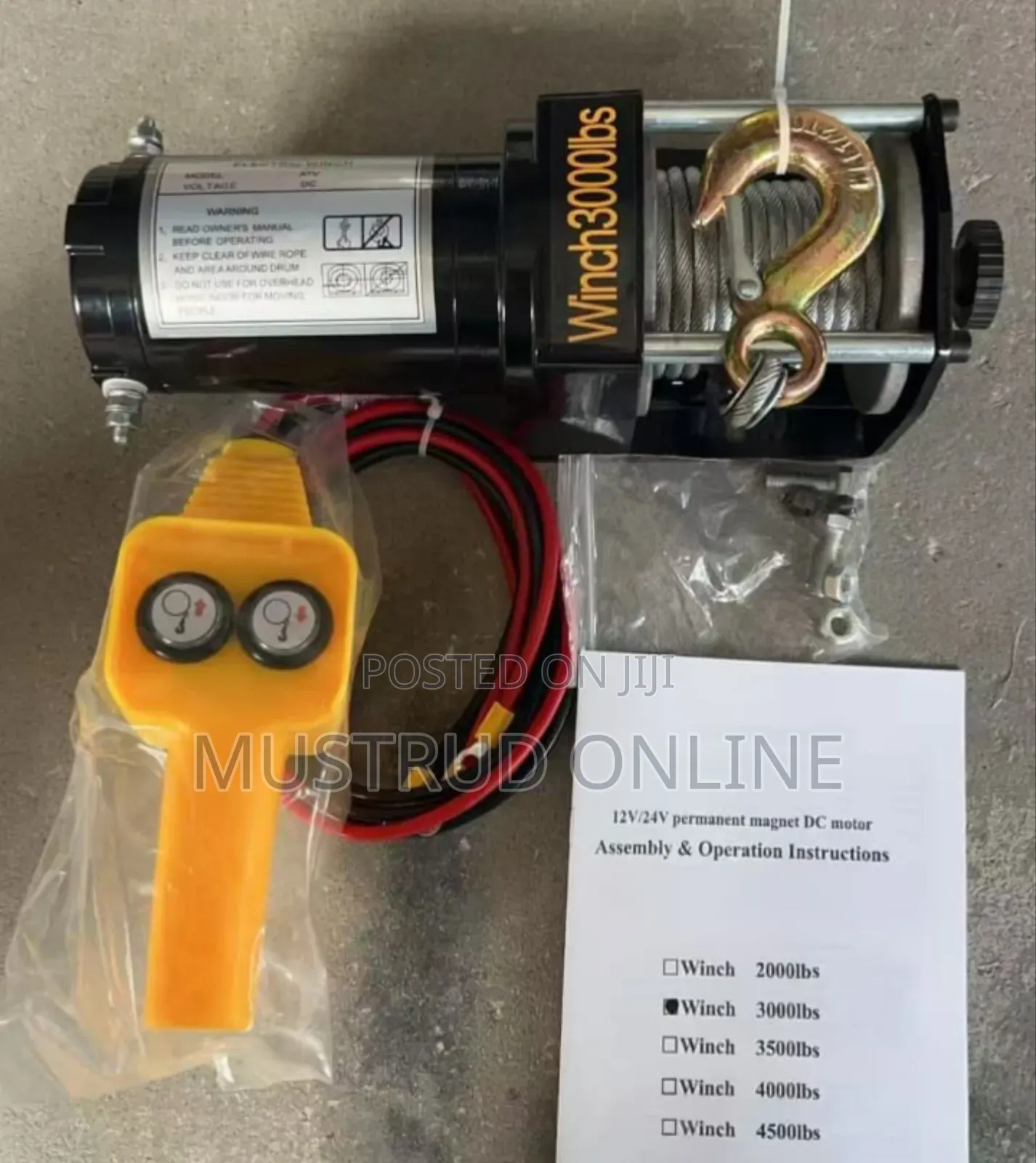 1350kg Electric Winch