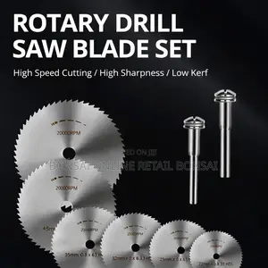 HSS Mini Rotary Saw Blades 6pcs Woodworking Saw Blades