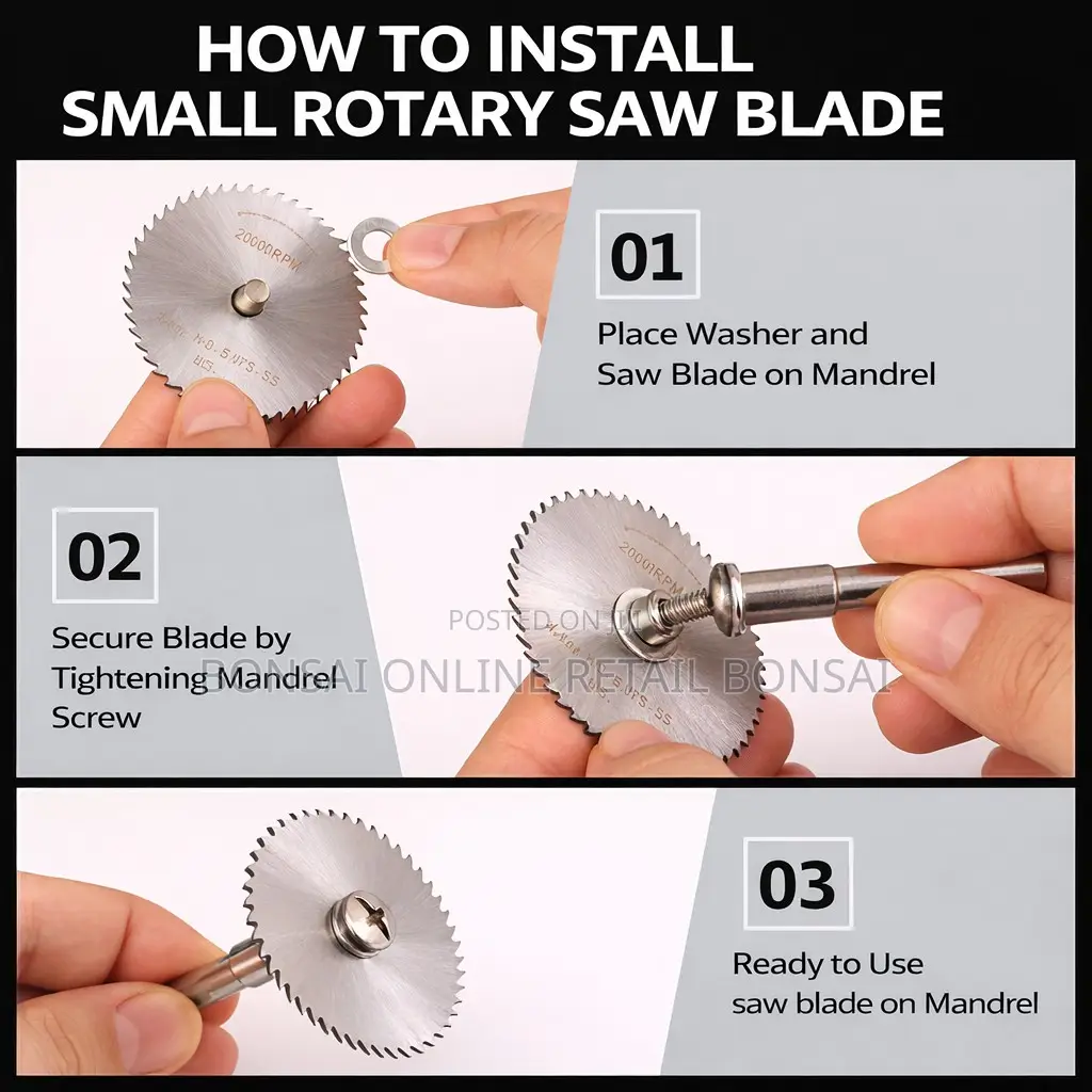 HSS Mini Rotary Saw Blades 6pcs Woodworking Saw Blades