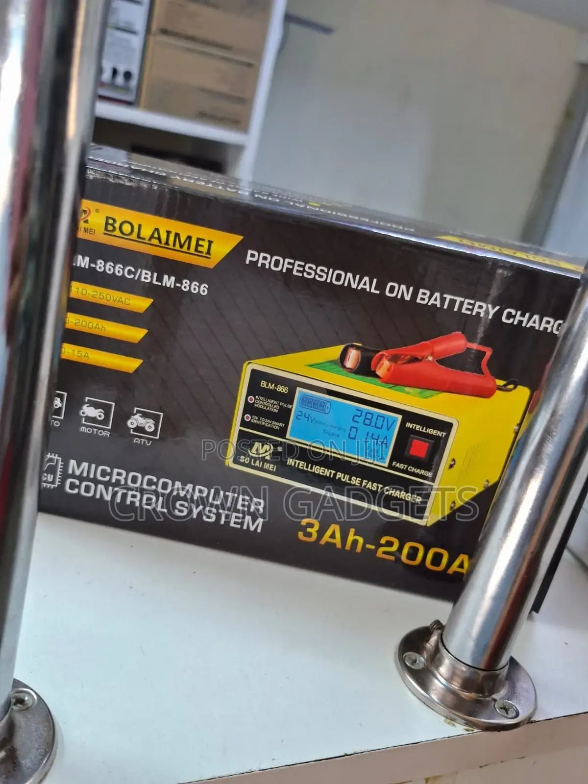 Bolaimei BLM-866c Intelligent Fast Battery Charger 12v/24v