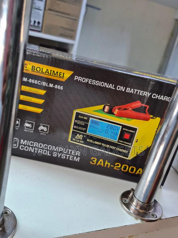 Bolaimei BLM-866c Intelligent Fast Battery Charger 12v/24v - thumbnail 2