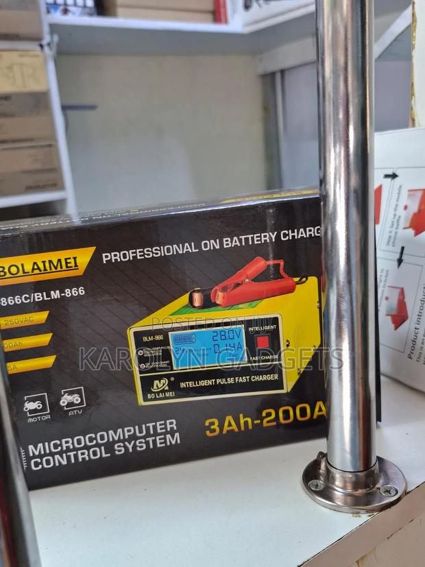 Bolaimei BLM-866 Fast Charger for 3–200ah Lead-Acid Batteries
