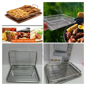 Quality Steel French Fries Basket + Tray*