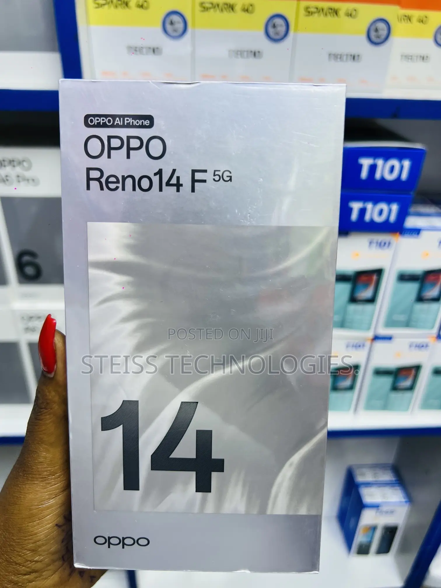 New Oppo Reno14 F 512 GB Black