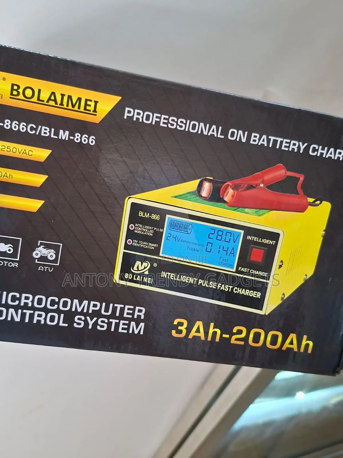 Bolaimei Blm-866c Smart Pulse Battery Charger 12v/24v
