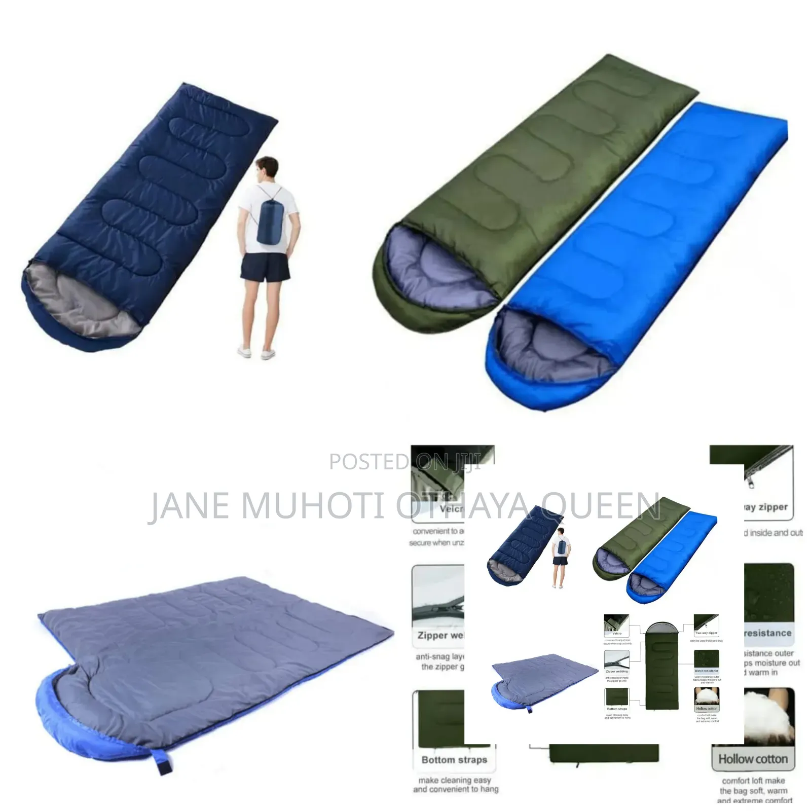 *Camping Sleeping Bag