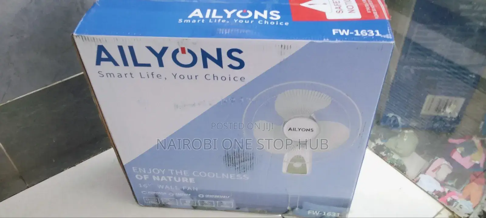 Ailyons 16′′ Wall-Mounted Fan