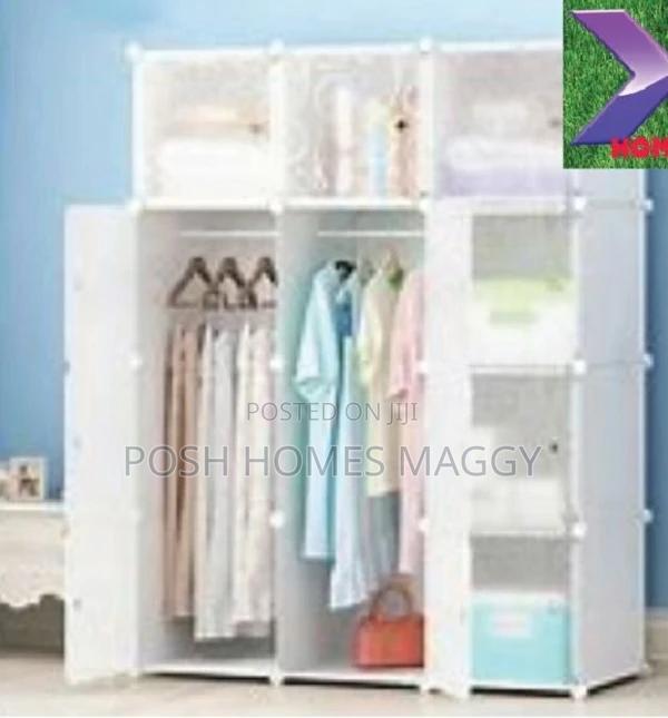 White Portable Quality Wardrobe - main view