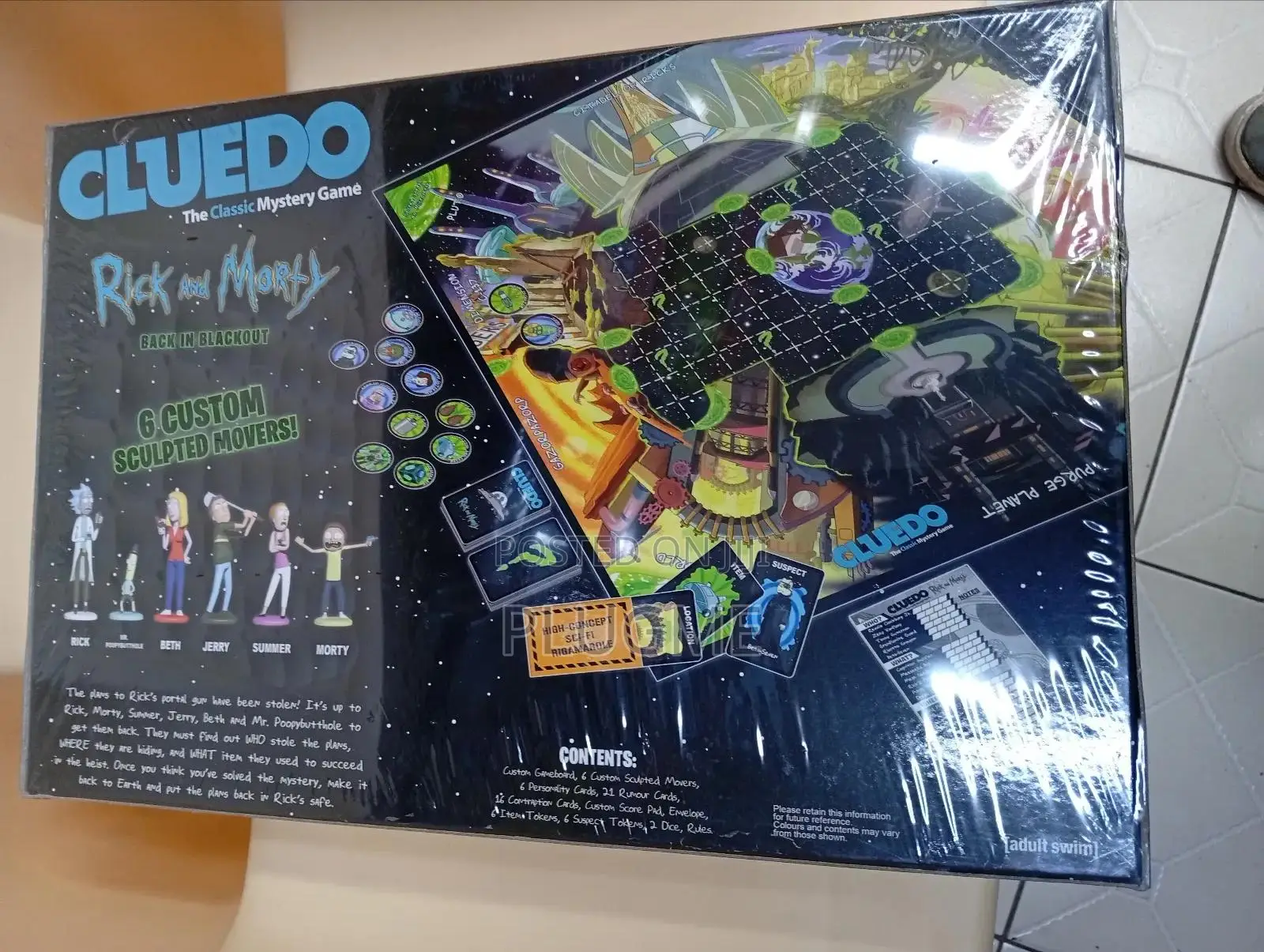 Cluedo Rick And Morty Mystery Board Game