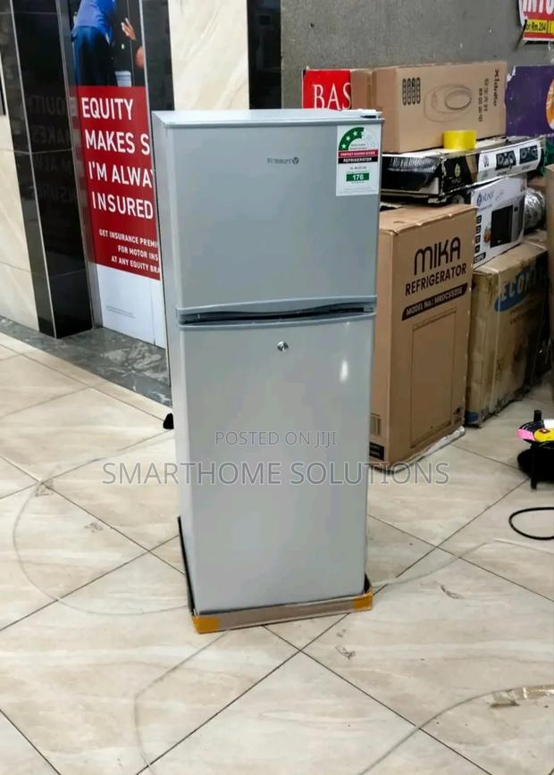 Volsmart 138litres Double Door Fridge (Silver Grey) Vl-bcd138