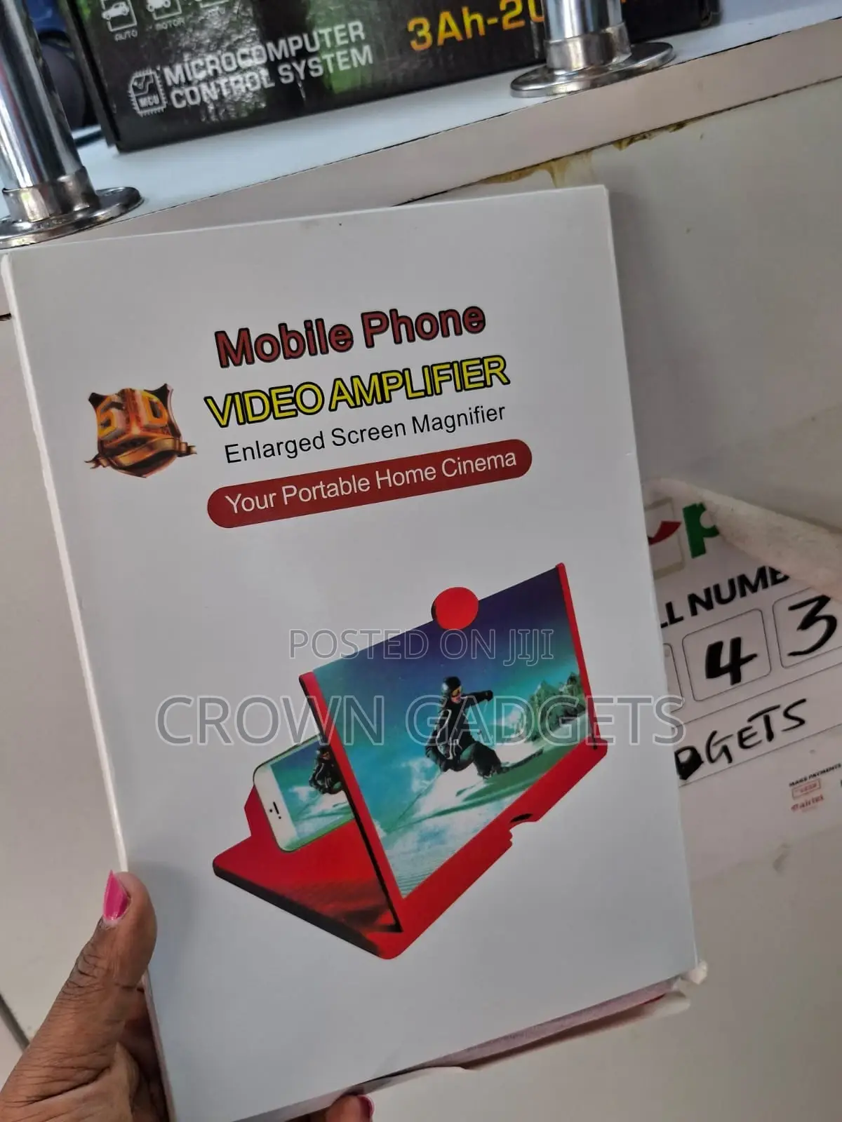Phone Screen Enlarger 2–4x Eye Protection Video Amplifier
