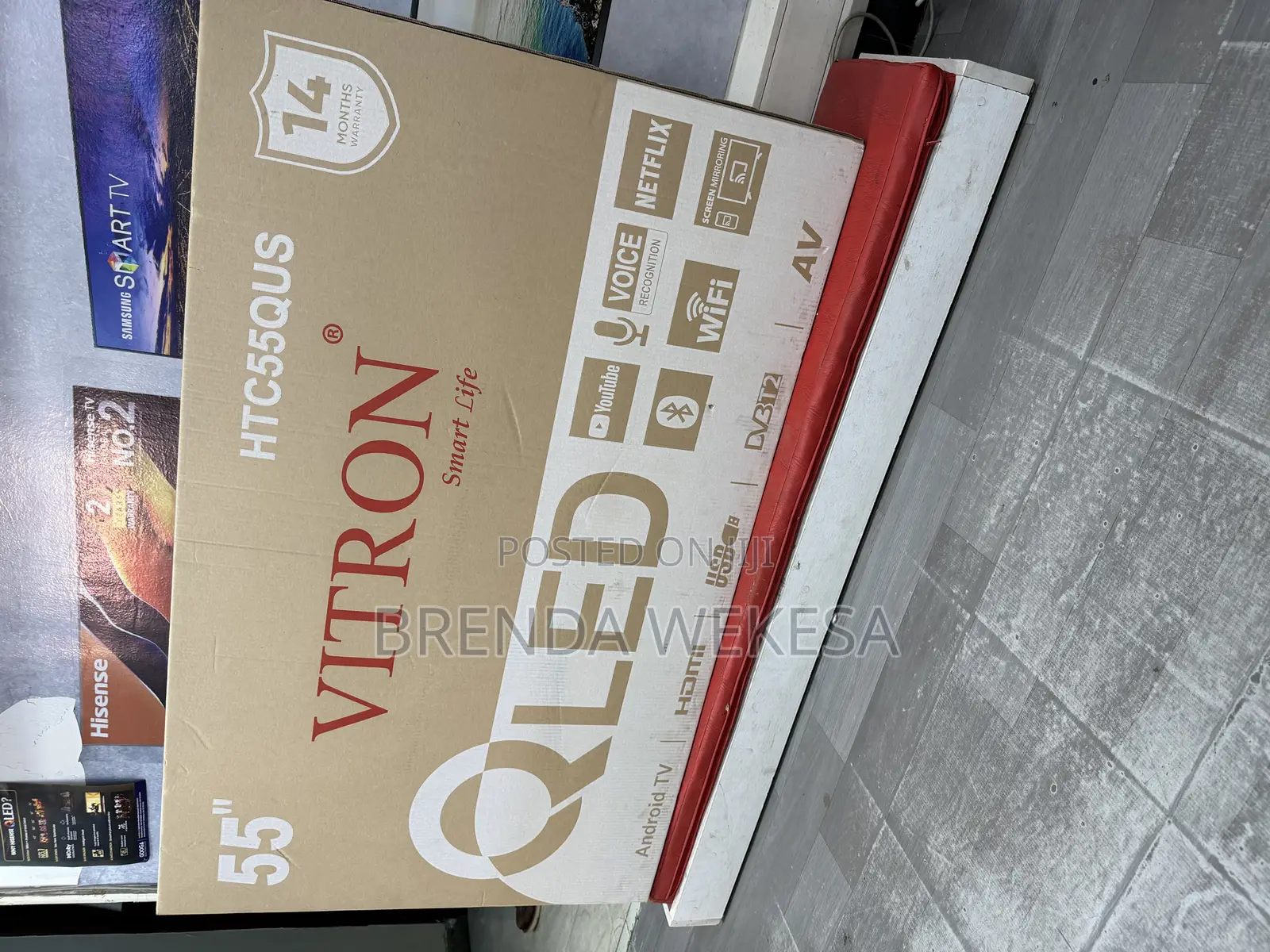 Vitron 55 Inch Qled Uhd Smart Tv Android Htc55qus