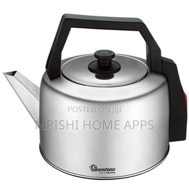 Traditional Electric Kettle 5 Liters Stainless Steel- Rm/464