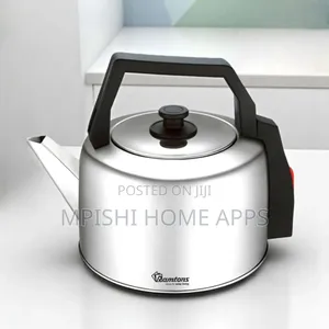 Traditional Electric Kettle 5 Liters Stainless Steel- Rm/464