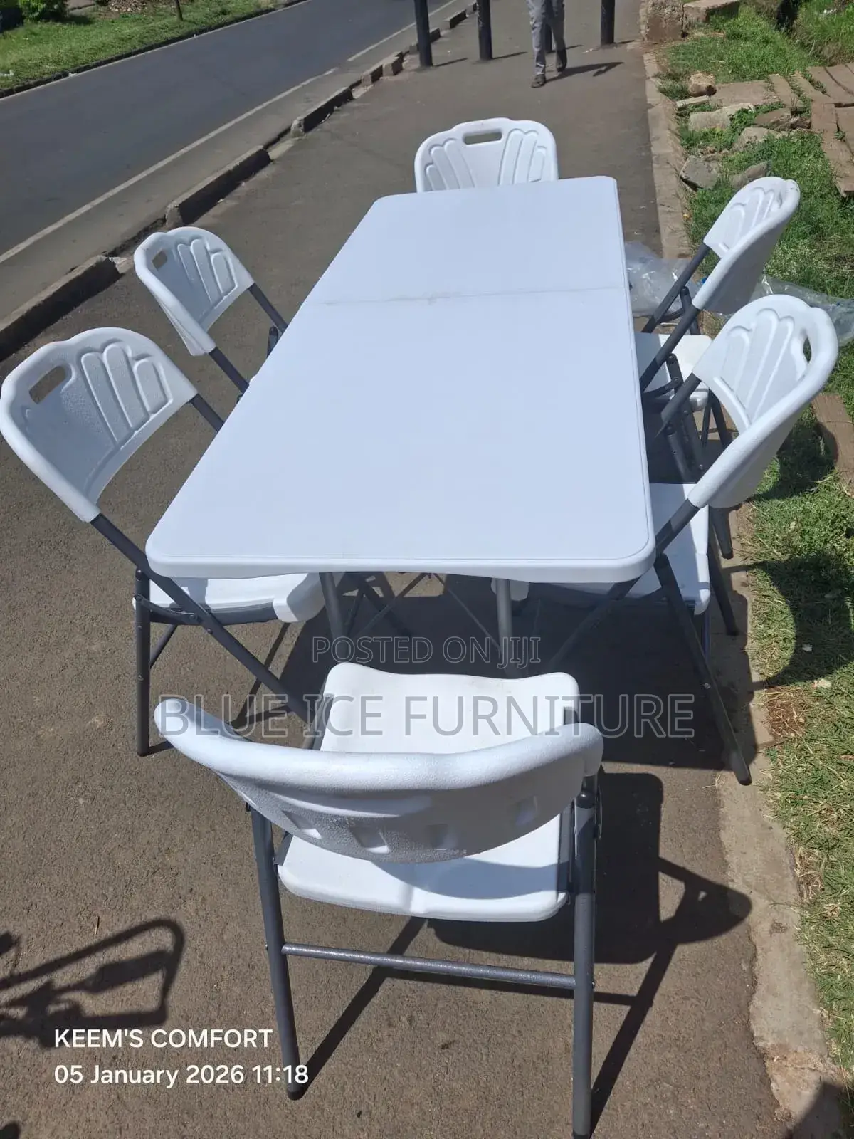 6seater Modern Foldable Dining Table