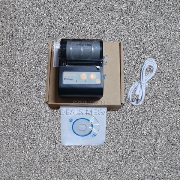Portable 58mm Bluetooth Thermal Receipt Printer for Food Delivery Use