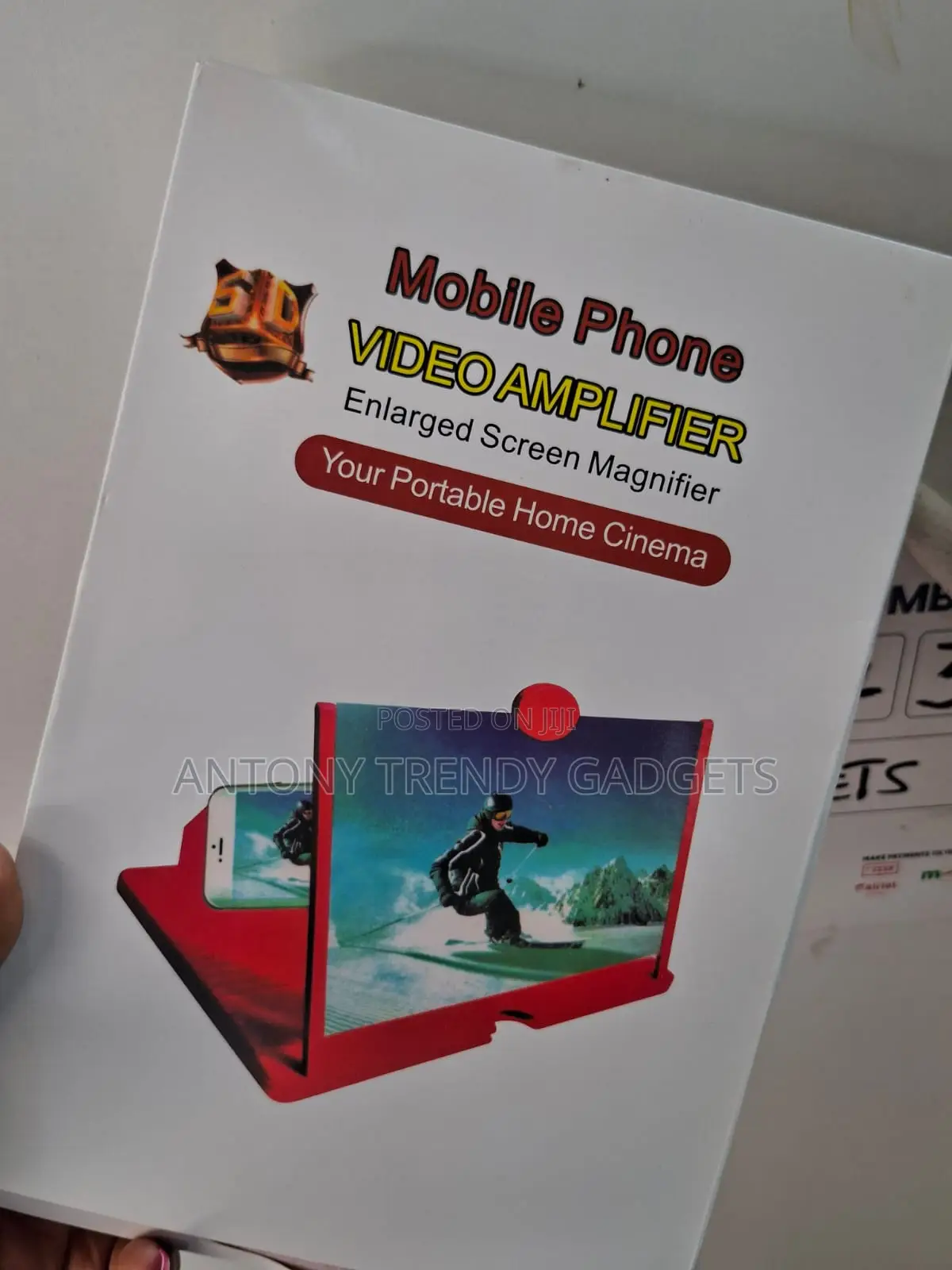 Mobile Video Amplifier for Movies, Games Calls