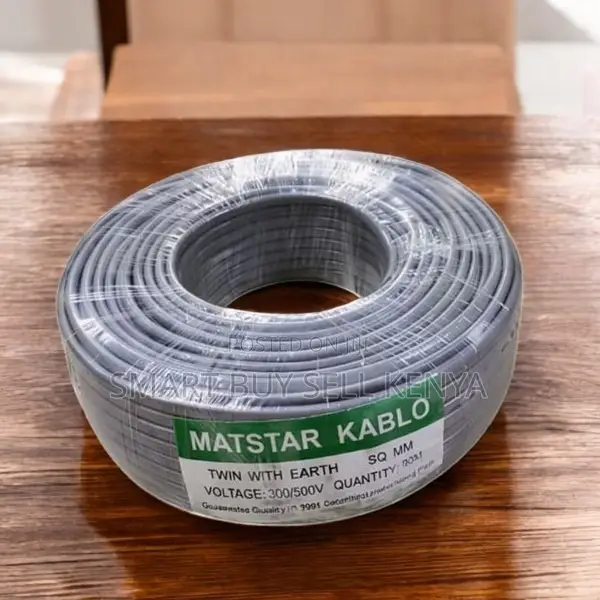 High Conductivity 2.5mm 90m Twin With Earth Flat Electrical Cable