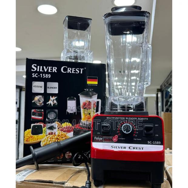 Silver Crest Commercial 2 in 1 Blender 4500w Heavy Duty - main view