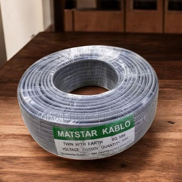Stable Performance 2.5mm 90m Twin With Earth Flat Electrical Cable