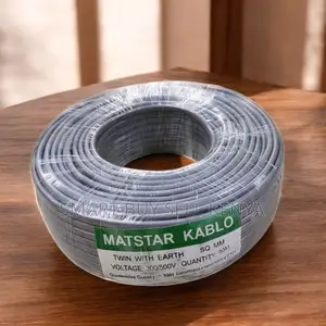 Corrosion Resistant 2.5mm 90m Twin With Earth Flat Cable