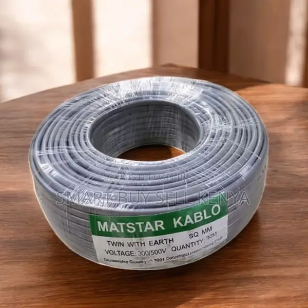 Corrosion Resistant 2.5mm 90m Twin With Earth Flat Cable