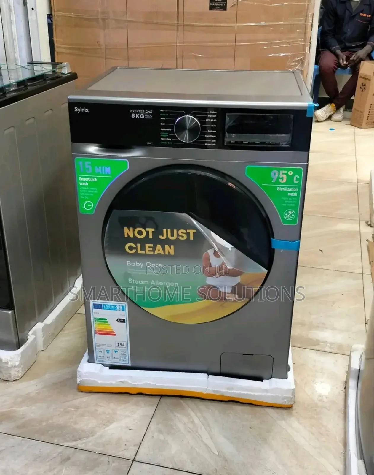 Syinix 8kg Washing Machine
