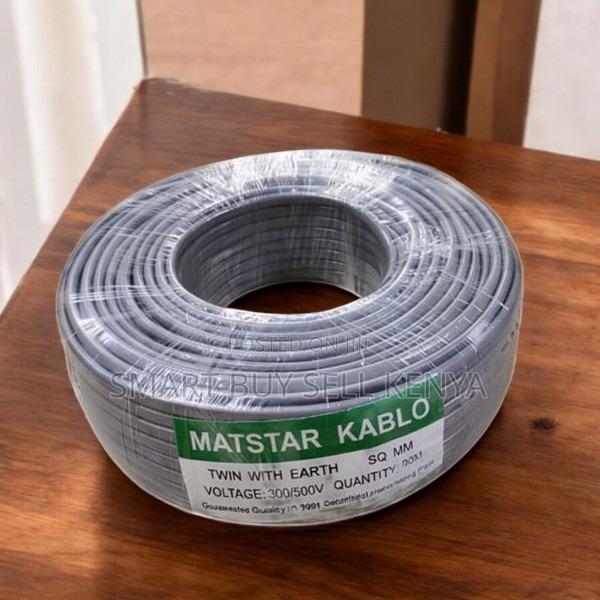 Flame Retardant, High Conductivity 2.5mm 90m Twin With Earth Cable