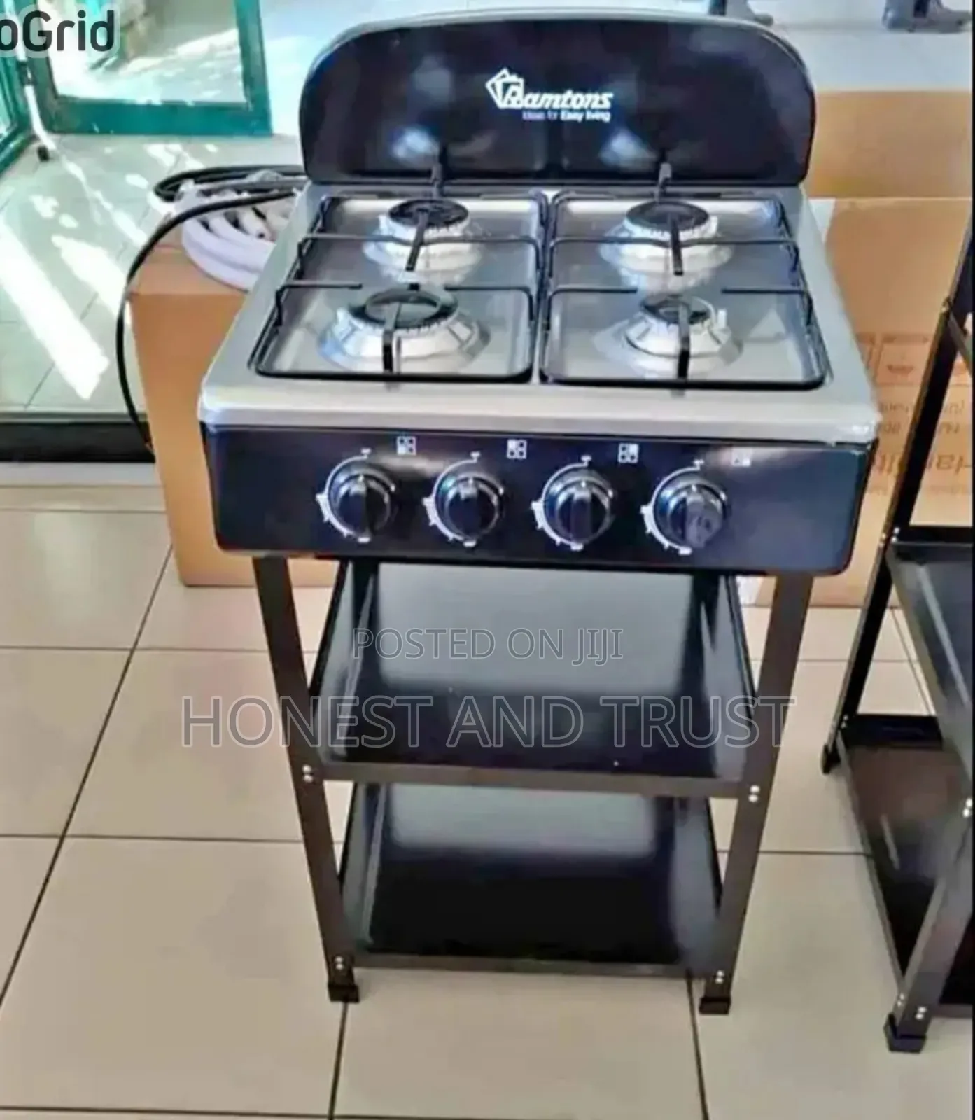 Ramtons Full Gass Standing Cooker With Shelves