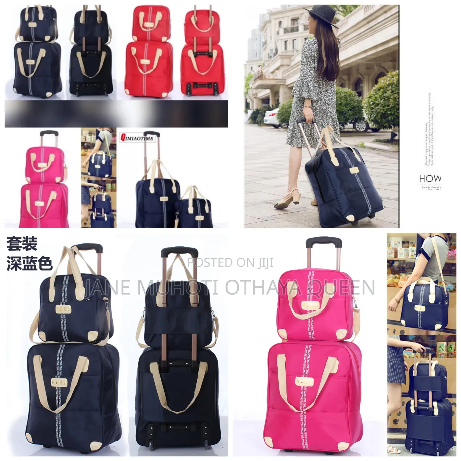 2in1 Traveling Trolley Bag