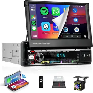 Wireless Carplay 7inch Single Din Touchscreen Radio