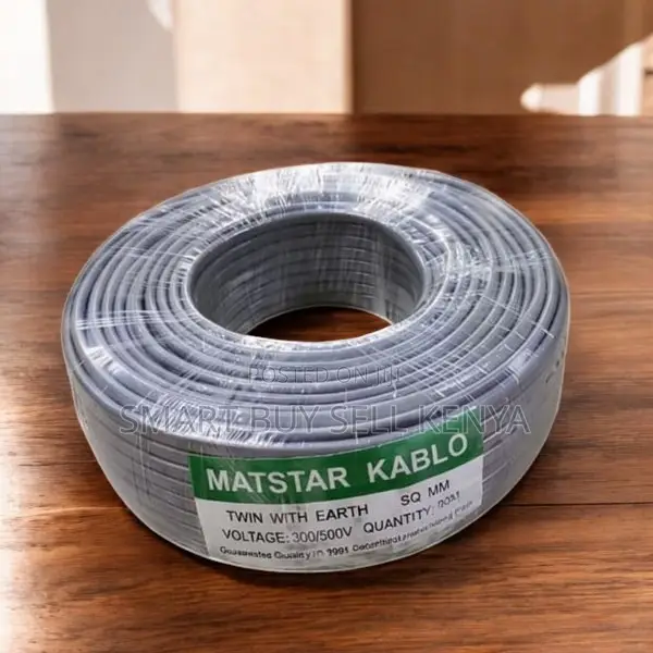 High Durability 2.5mm 90m Twin With Earth Flat Electrical Wiring