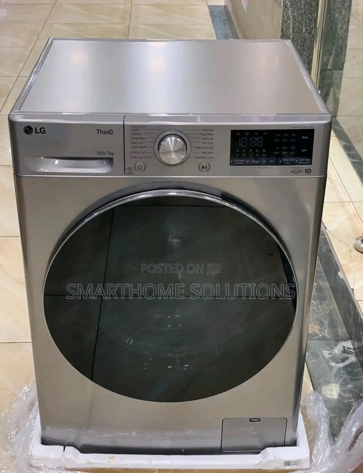 Lg 10.5kg Wash / 7kg Dry Front Load Washing Machine