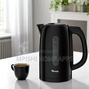 Cordless Electric Kettle 1.7 Liters Black- Rm/766