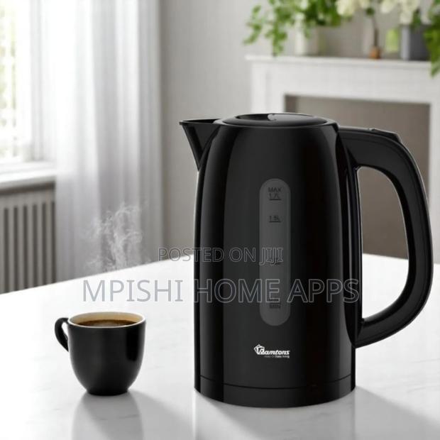 Cordless Electric Kettle 1.7 Liters Black- Rm/766 - thumbnail 2