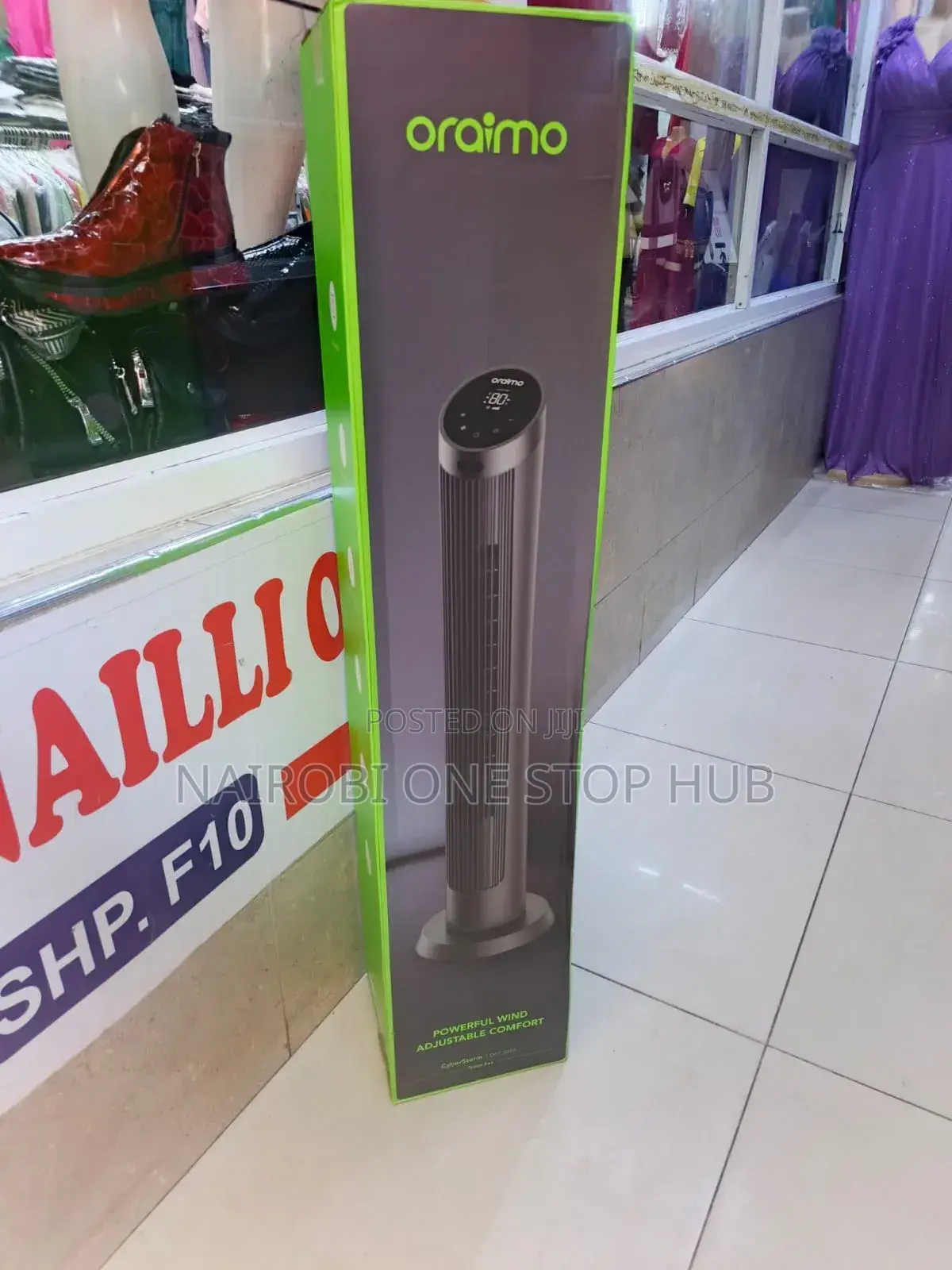 Oraimo Slim Tower Fan – Energy Saving