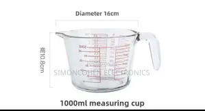 1000ml Glass Measuring Cup With Scale And Handle
