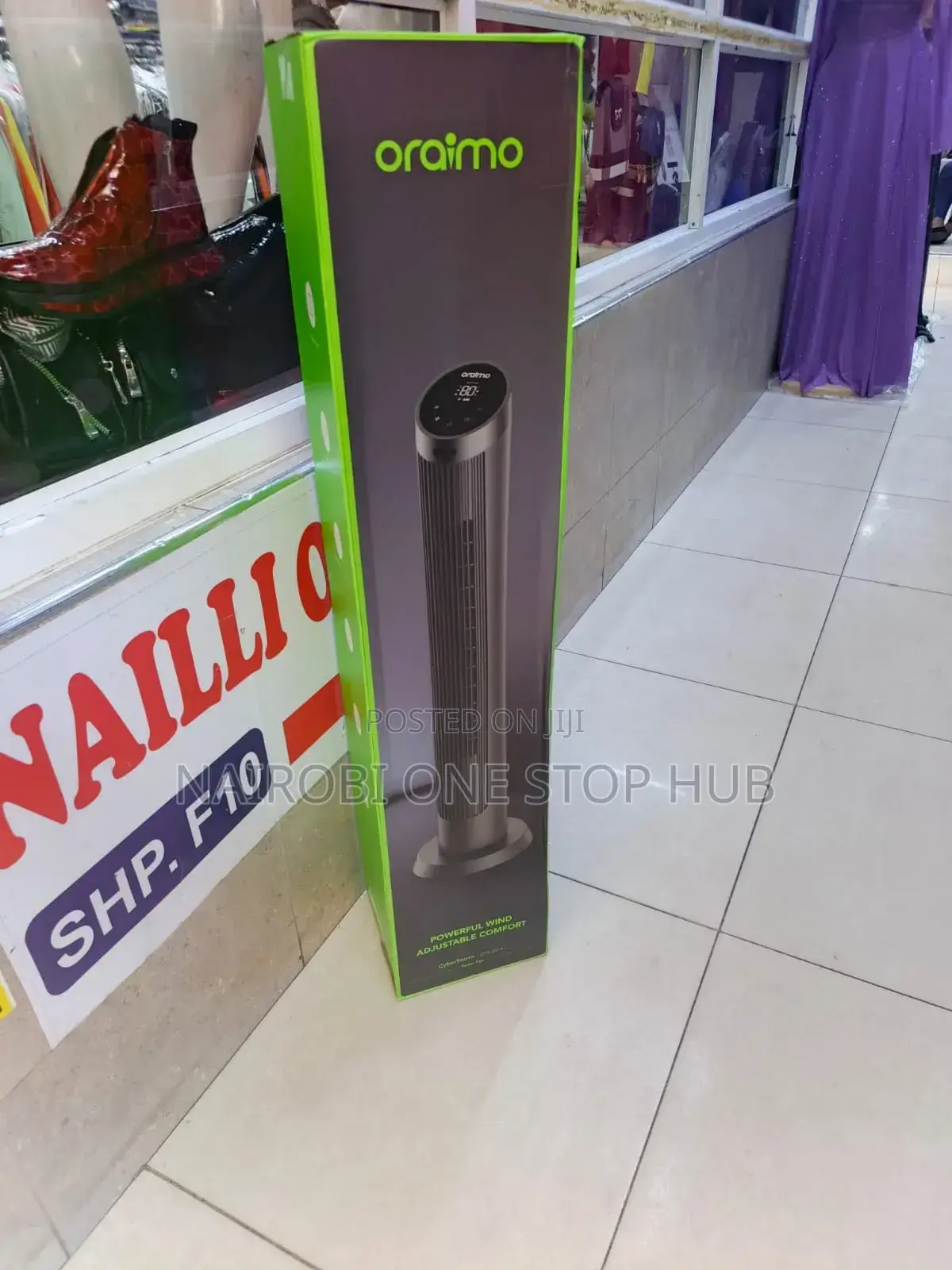 Oraimo Cyberstorm 50w Tower Fan With Remote, Timer Oscillation