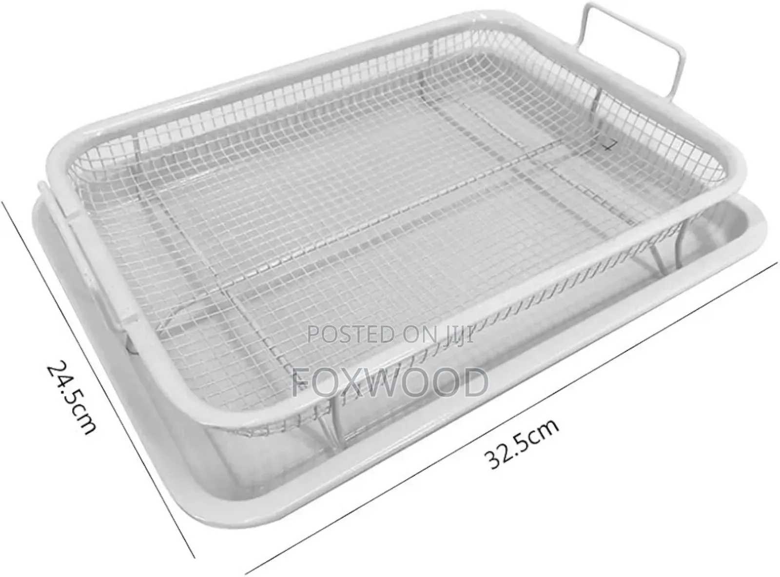 Stainless Steel Air Fryer Basket and Tray Set