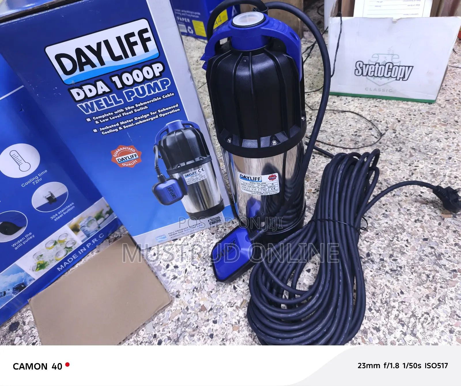 Dayliff 1000p Submersible Well Pump