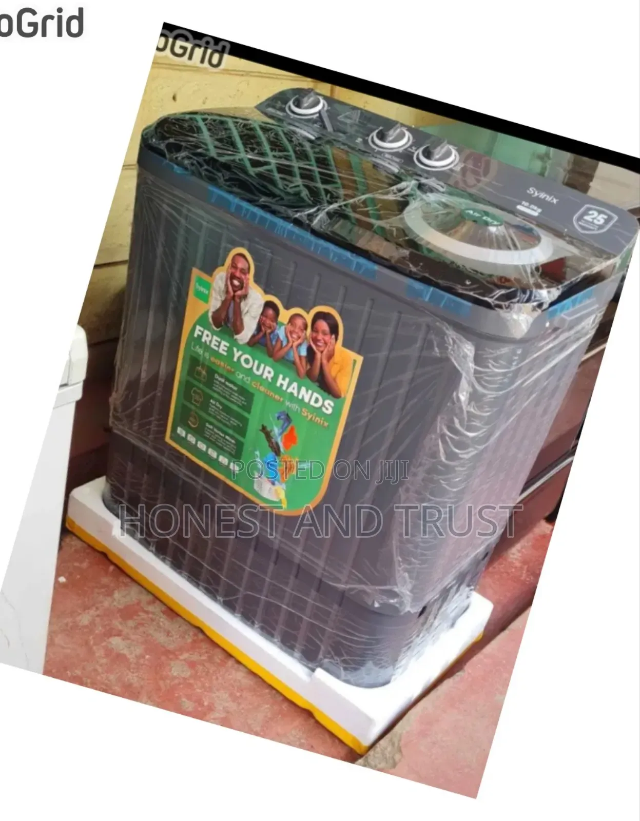 Black Economic Top Load Syinix Washing Machine, 10kgs