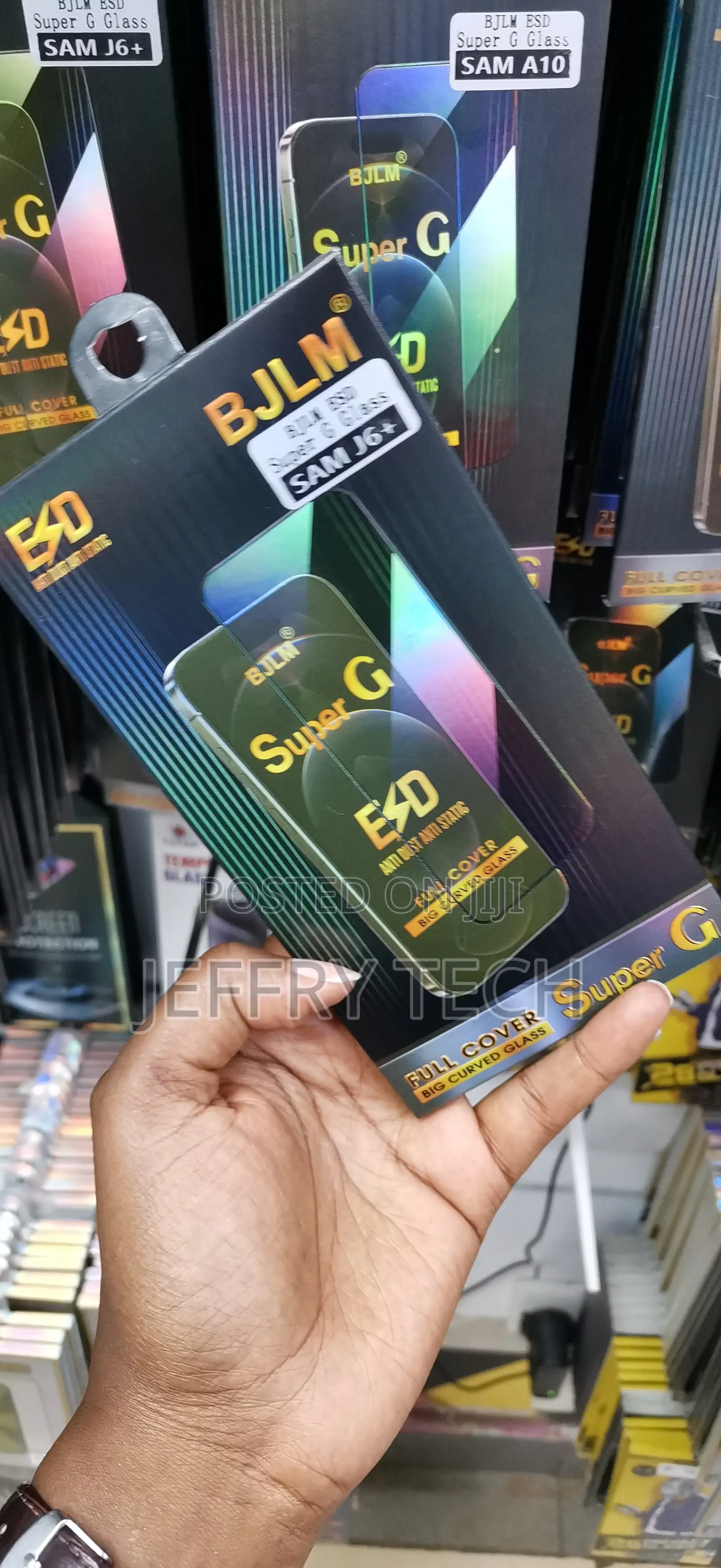 Mikoo Tempered Glass Screen Protector for Samsung Galaxy J6+