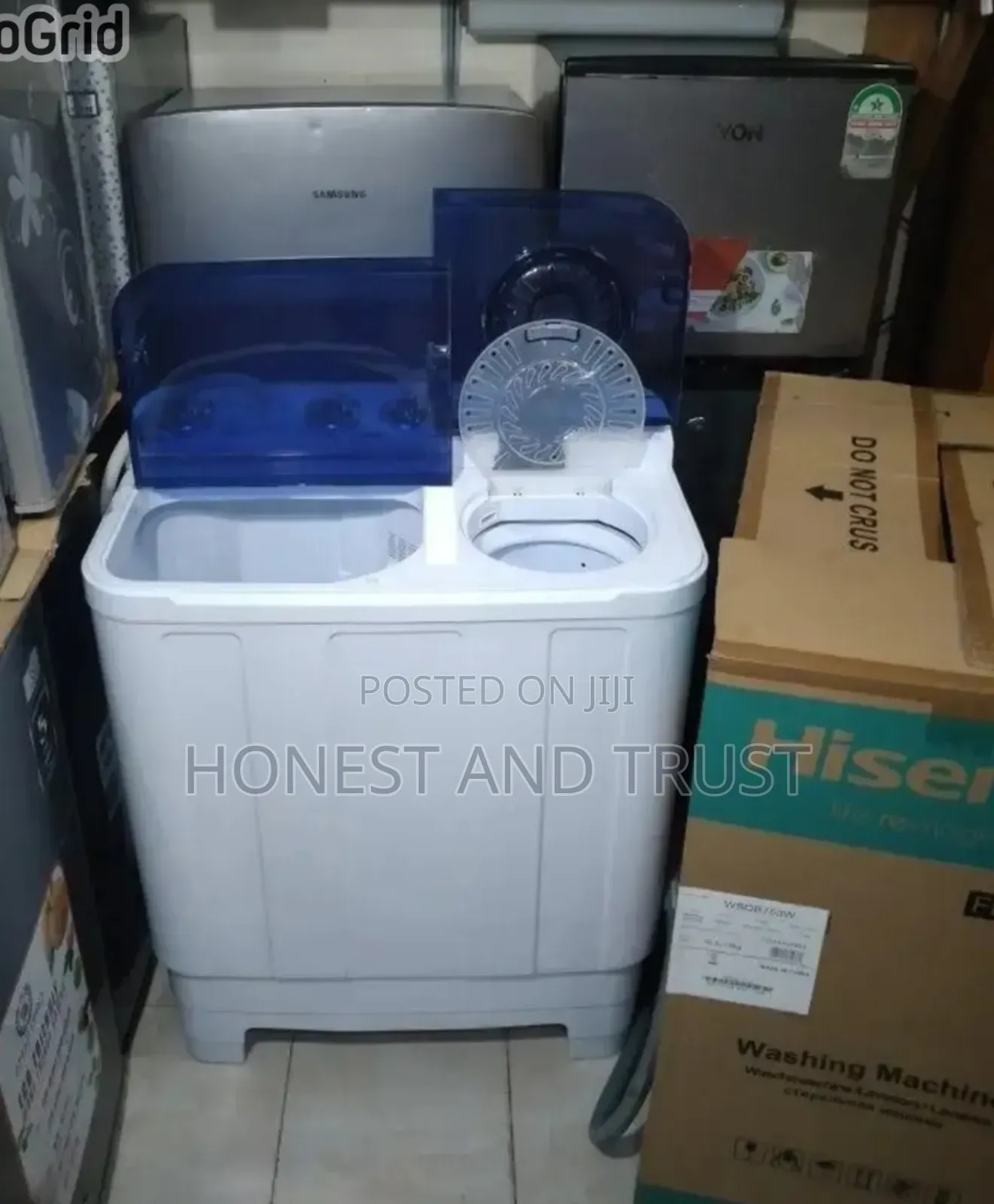 Hisense White 2 Tab Top Load Washing Machine