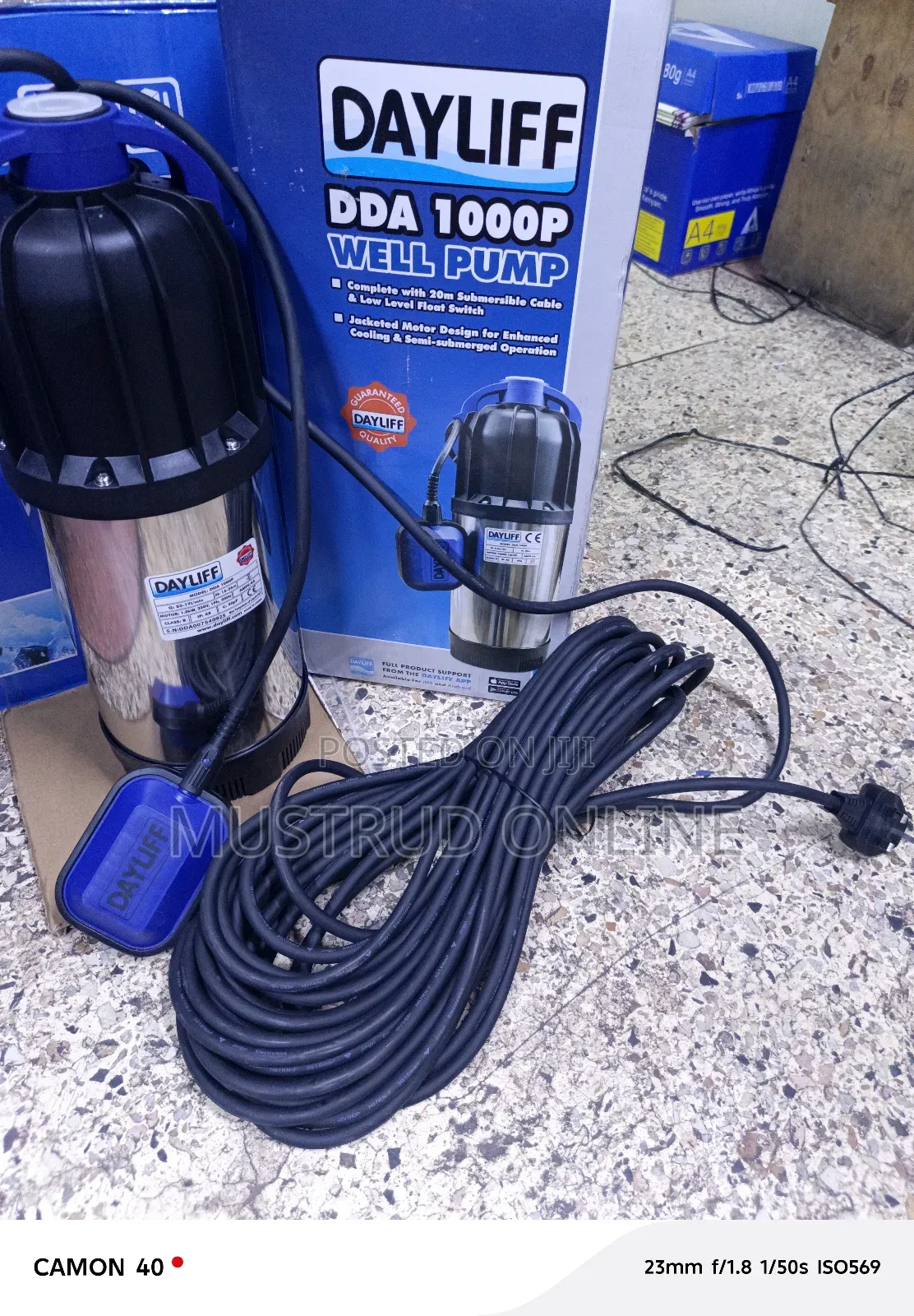 1.3 Hp Dayliff Submersible Well Pump