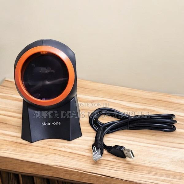 Automatic Sleep Wake 1d 2d Desktop Barcode Scanner Plug and Play