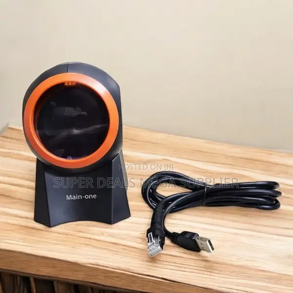 Automatic Sleep Wake 1d 2d Desktop Barcode Scanner Plug and Play